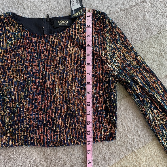 Multicolored Sequin Two-Piece Set from Coco Milano - Picture 17 of 17